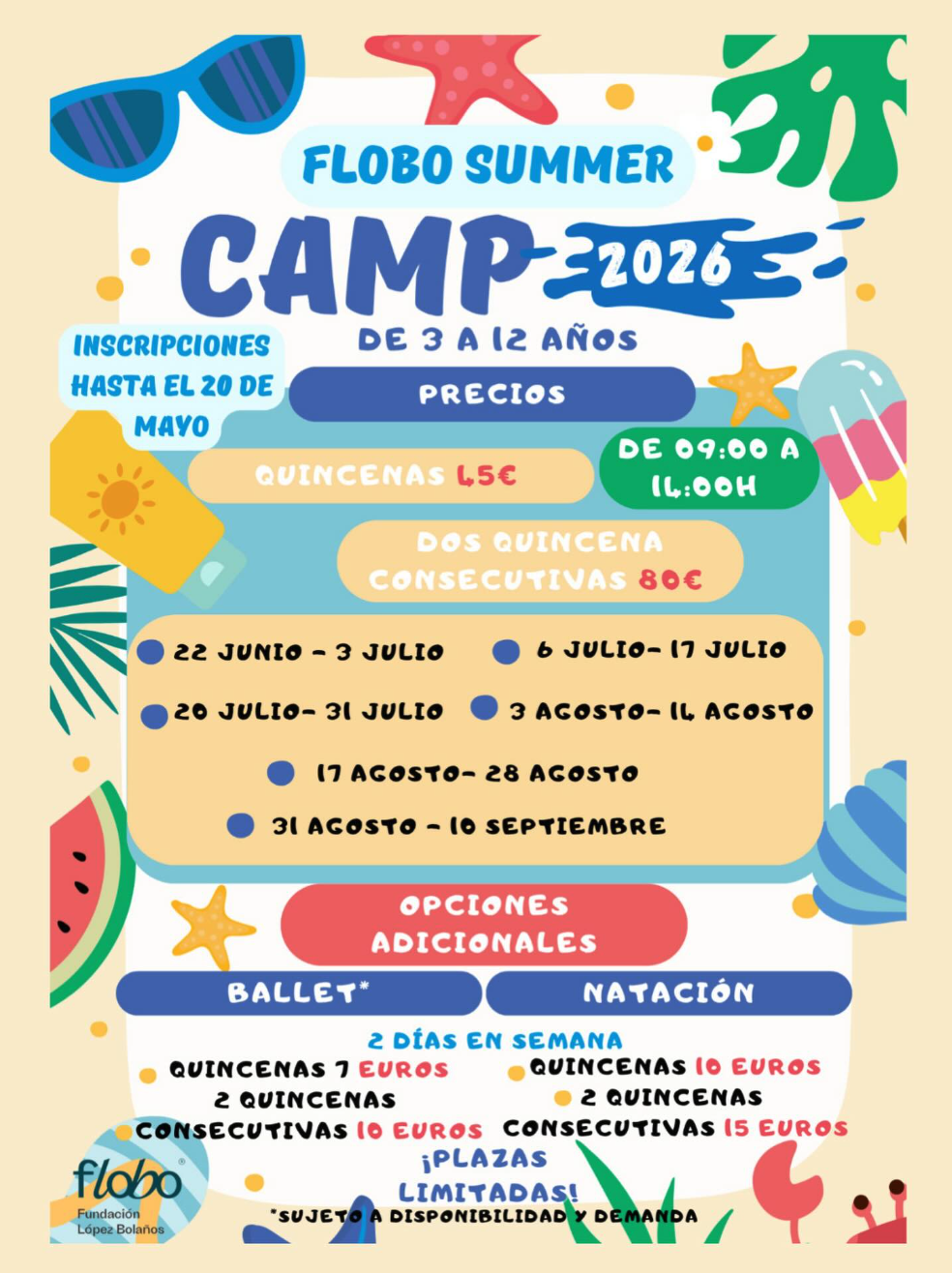 Flobo Summer Camp 2026: un verano lleno de actividades para los más pequeños
